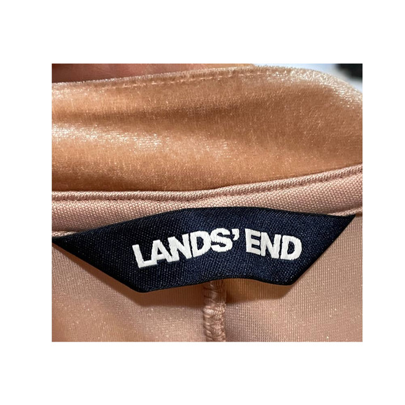 Vintage Lands End Womens Long Sleeve T-shirt Tunic Pink Long Sleeve XS - Picture 7 of 10